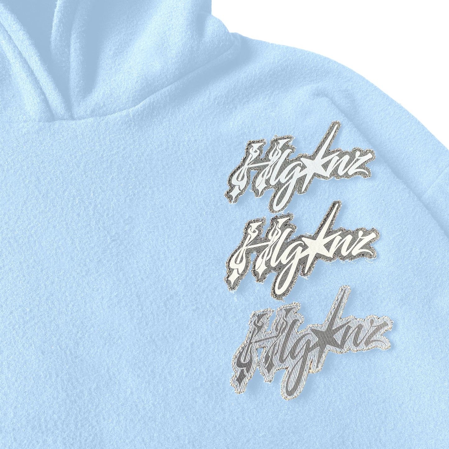 FUZZY HOODIE - HLGNZ PATCH VELCRO