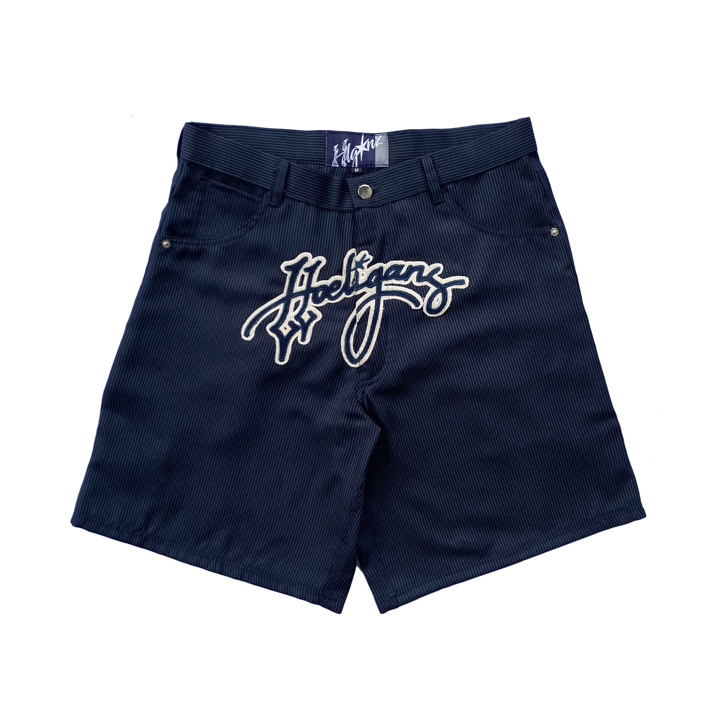 PIN STRIPE JORTS - HOELIGANS