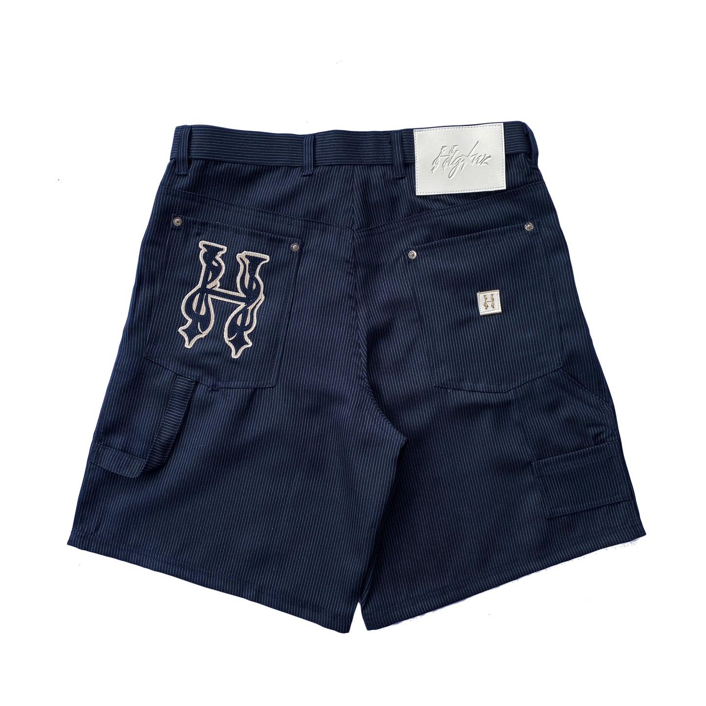 PIN STRIPE JORTS - HOELIGANS
