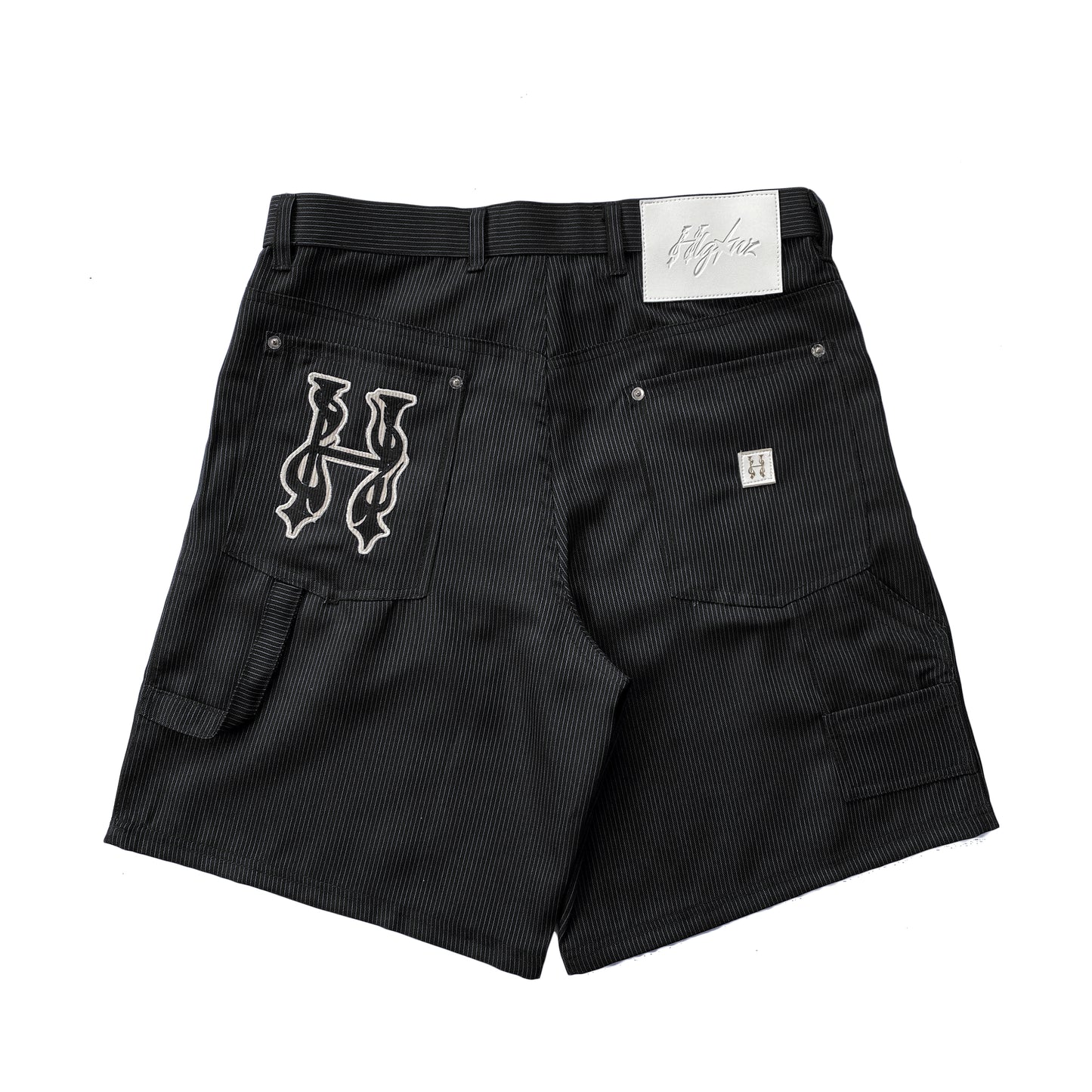 PIN STRIPE JORTS - HOELIGANS
