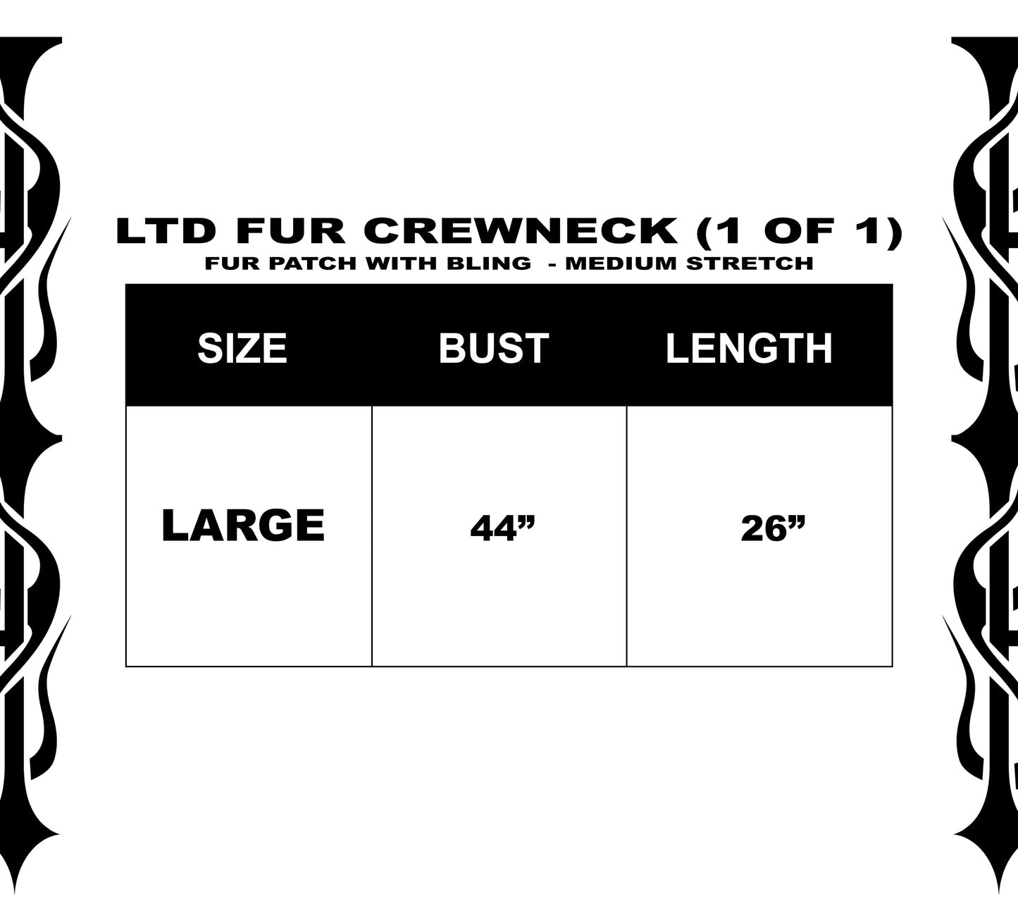 LTD - FUR STONES CREWNECK BY WAO (1 OF1)