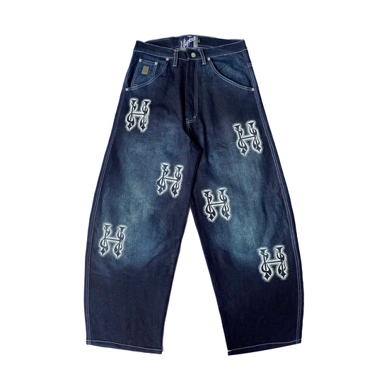 REGULAR BAGGY - INFERNO POWDER WASHED PANTS