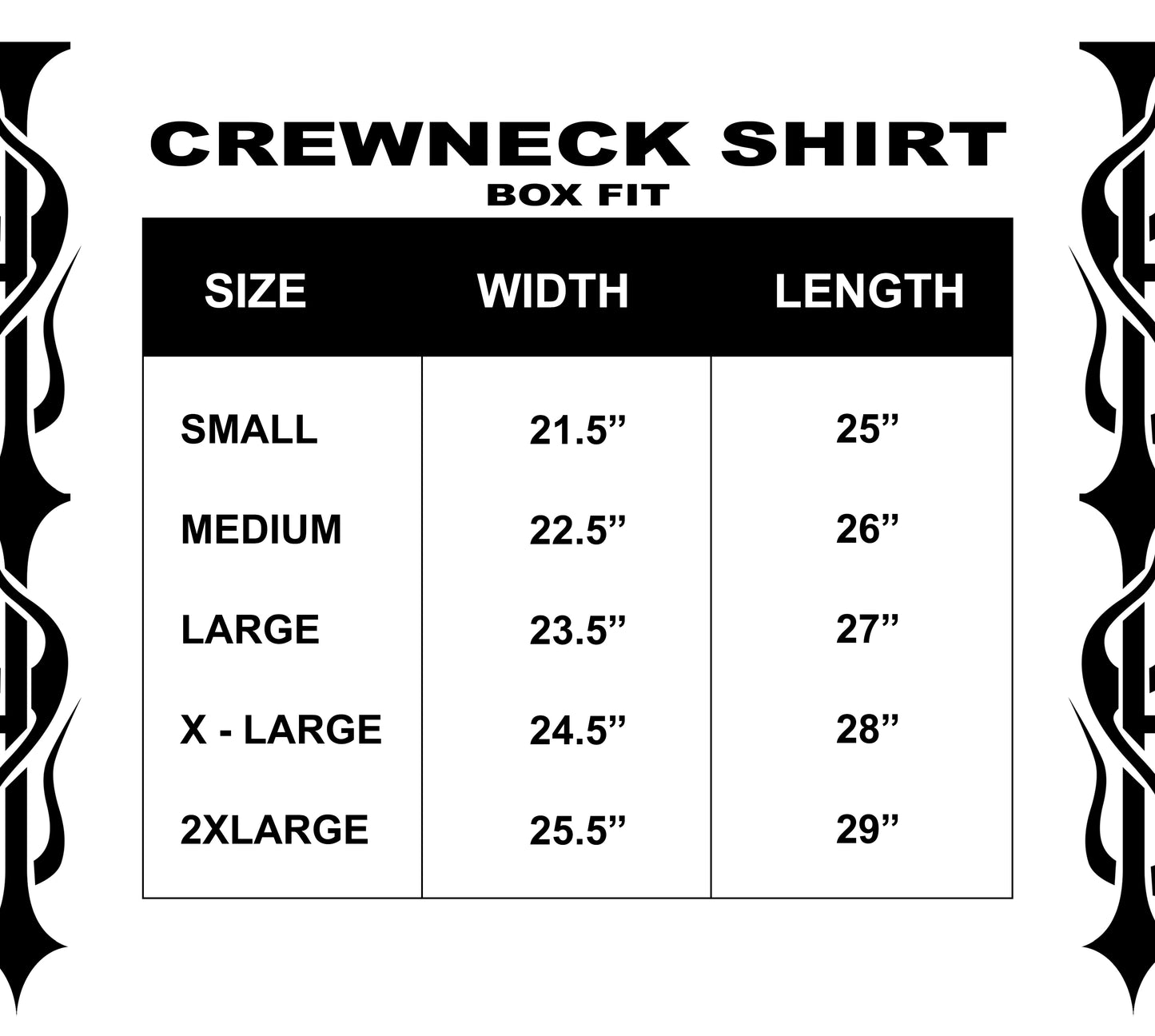 INFERNO CRAYON - BOXY CREWNECK