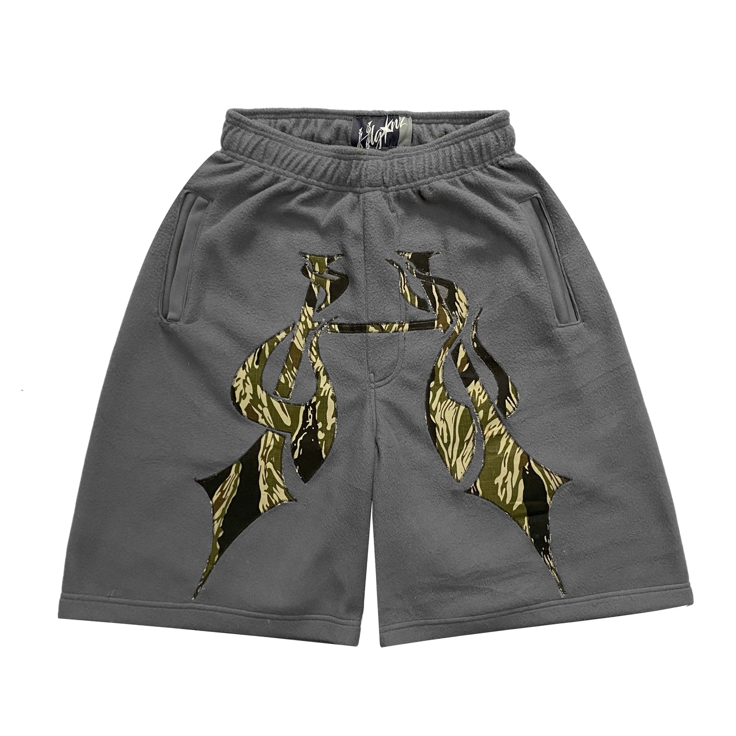 FUZZY SWEATSHORT - INFERNO CAMO