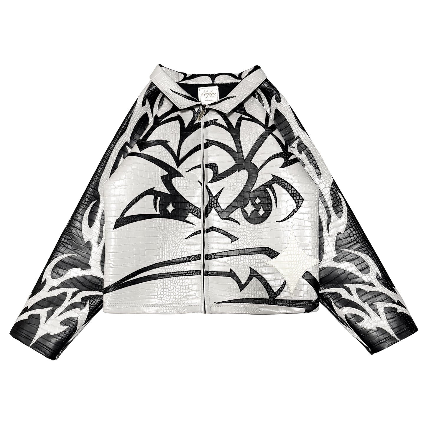 LTD - VENOM DON LEATHER JACKET CROCO (1 OF 1) BY KARDINALSIN
