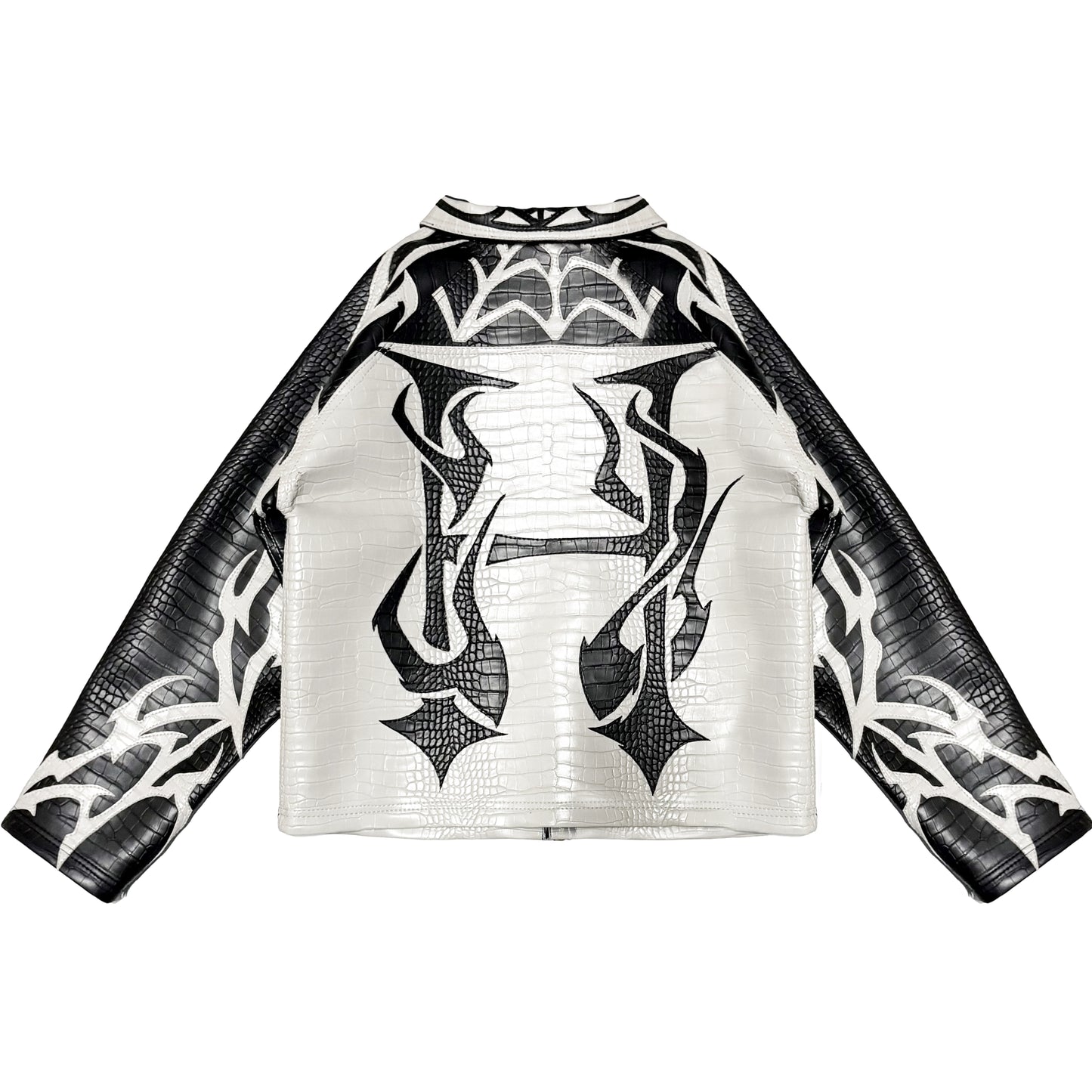 LTD - VENOM DON LEATHER JACKET CROCO (1 OF 1) BY KARDINALSIN