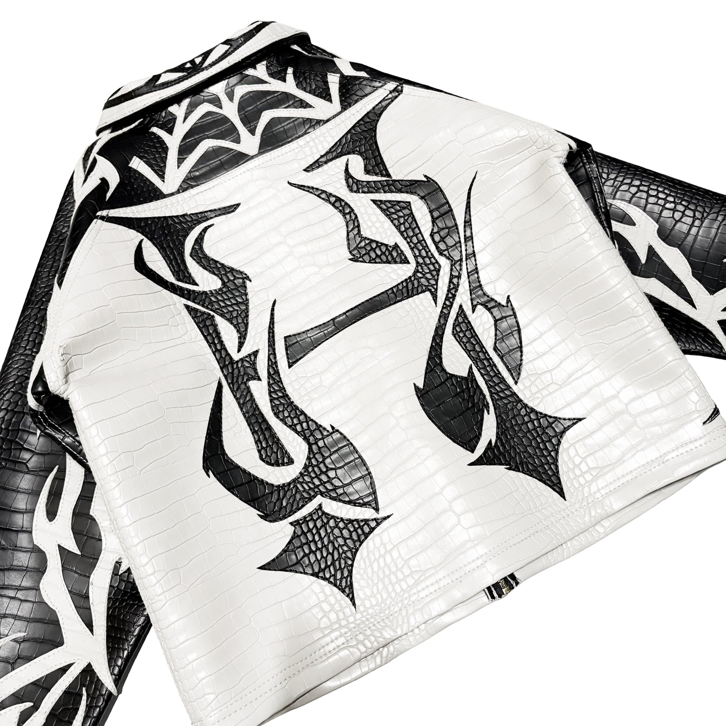 LTD - VENOM DON LEATHER JACKET CROCO (1 OF 1) BY KARDINALSIN