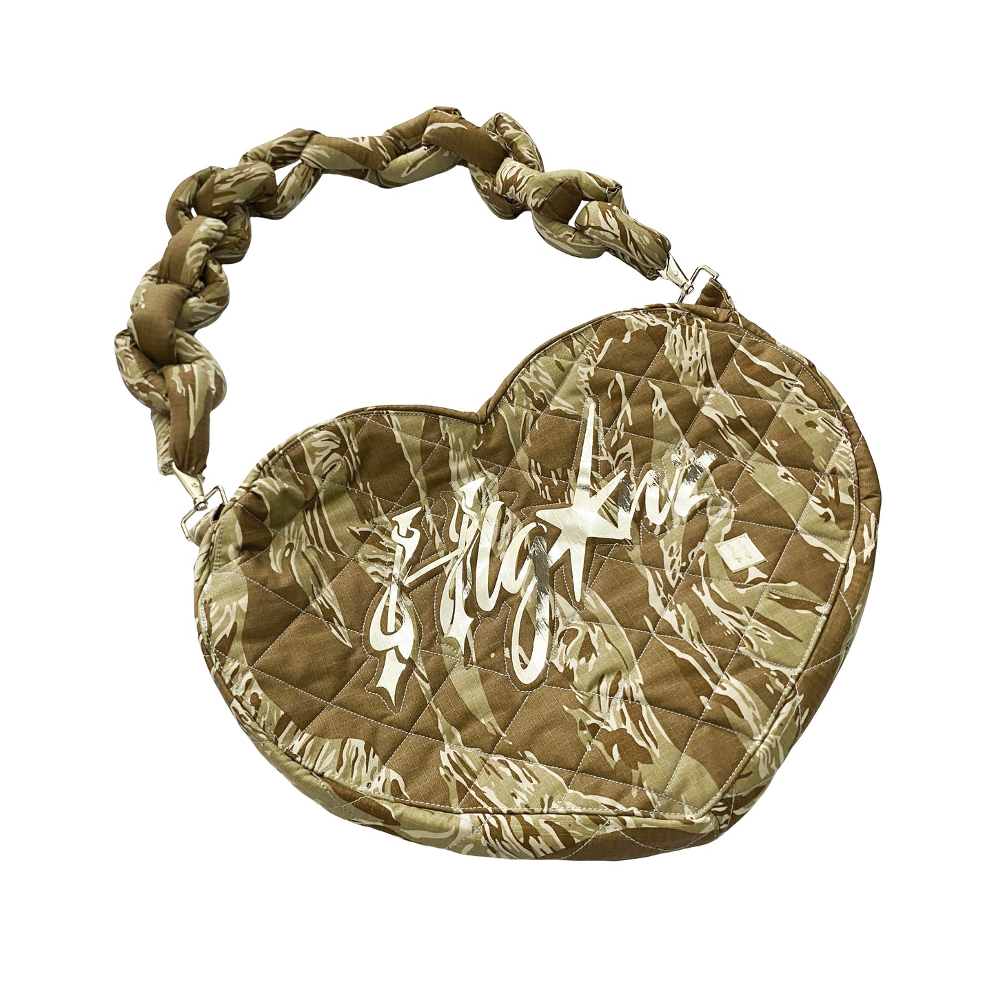 CHAIN HEART BAG - INFERNO CAMO