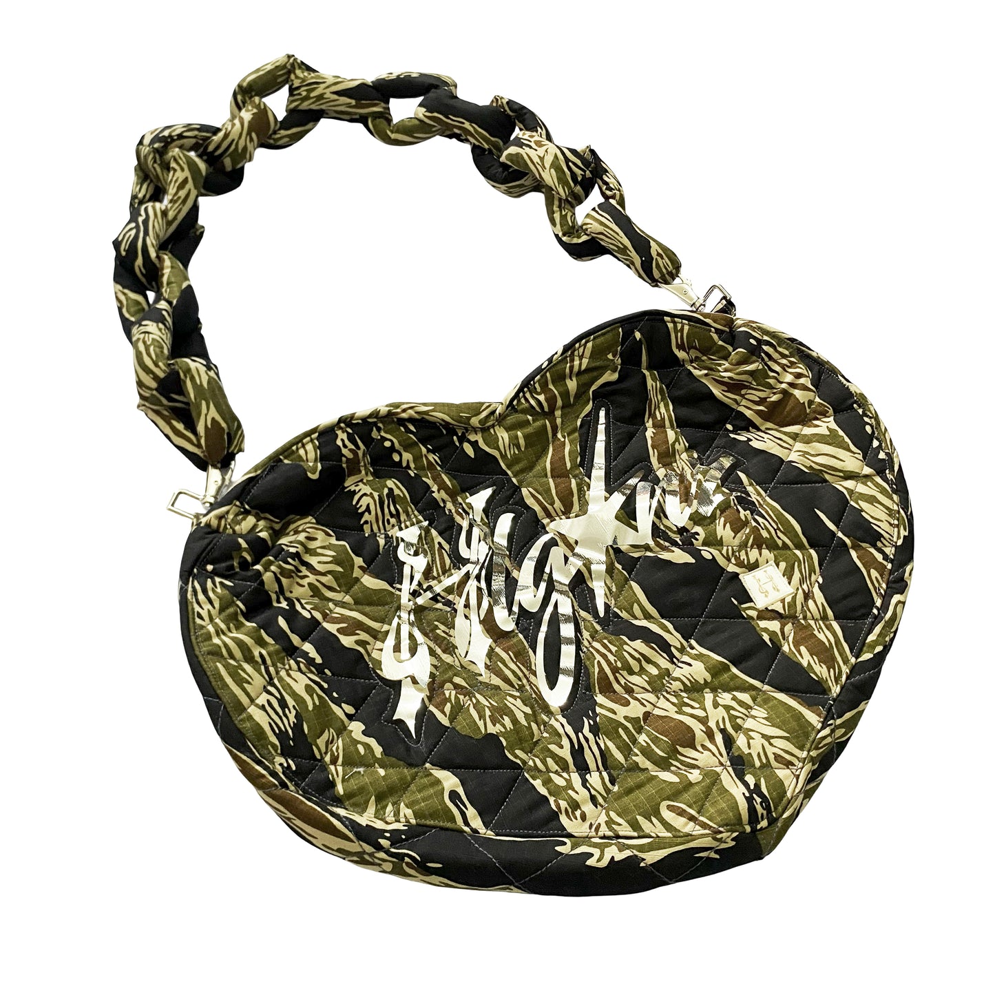 CHAIN HEART BAG - INFERNO CAMO