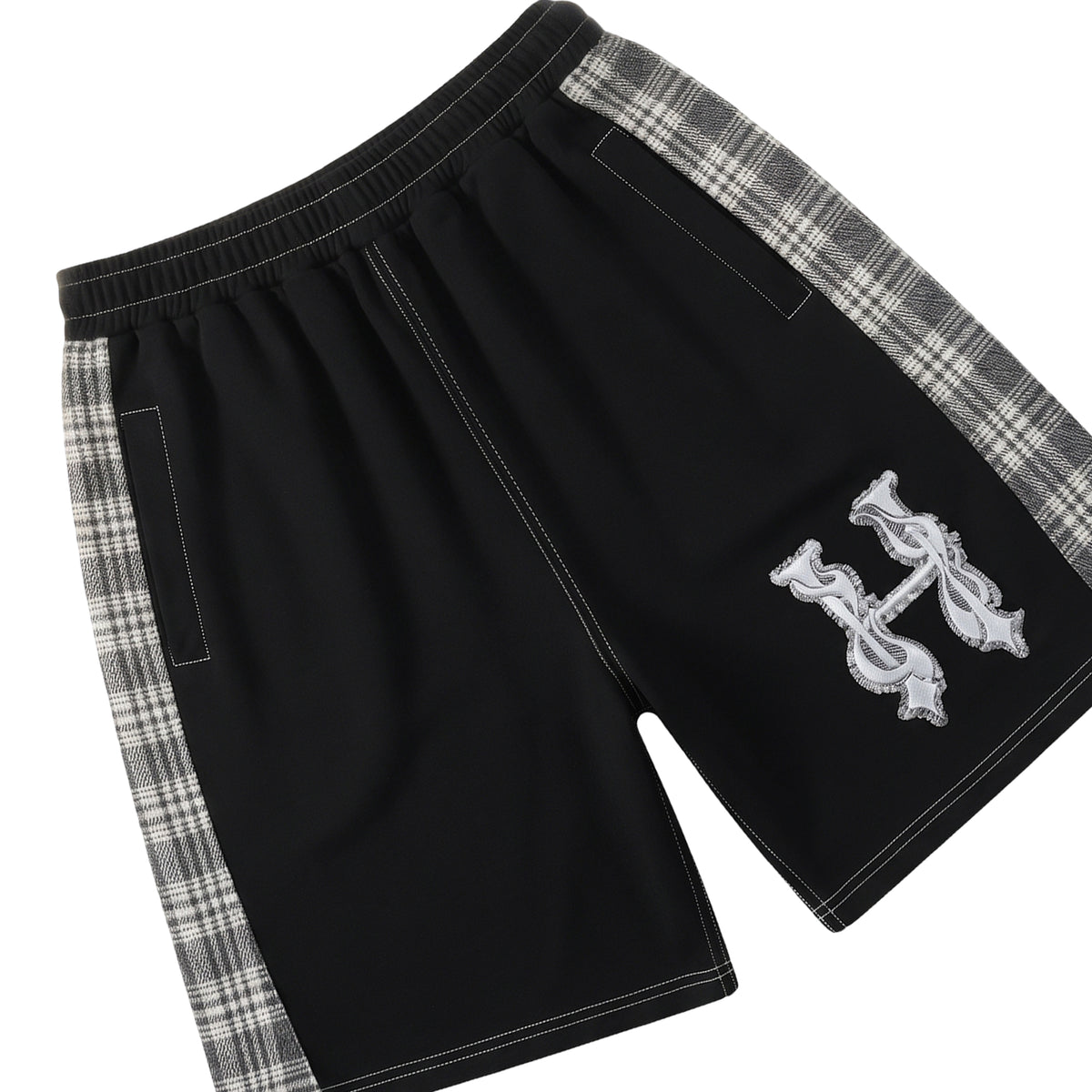 BAGGY SHORT - INFERNO FAT CHECKERED PATCH