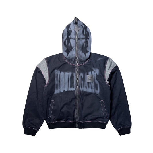 LTD - DENIM BIG ZIP HOODIE