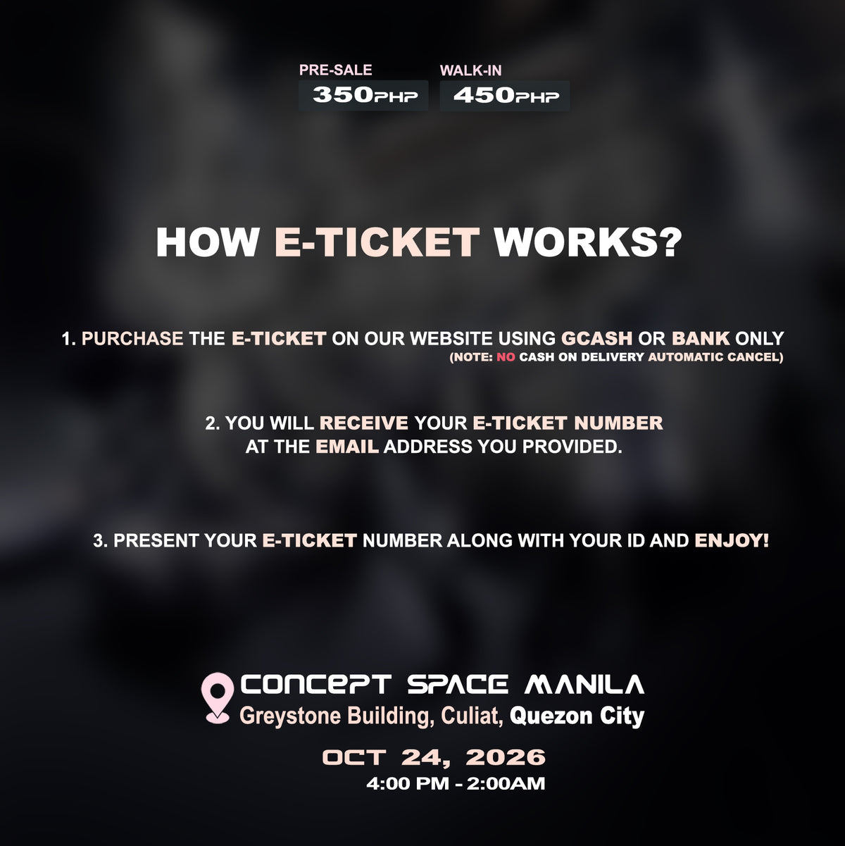 H. 10TH YEAR ANNIVERSARY EVENT PRE-SALE TICKET