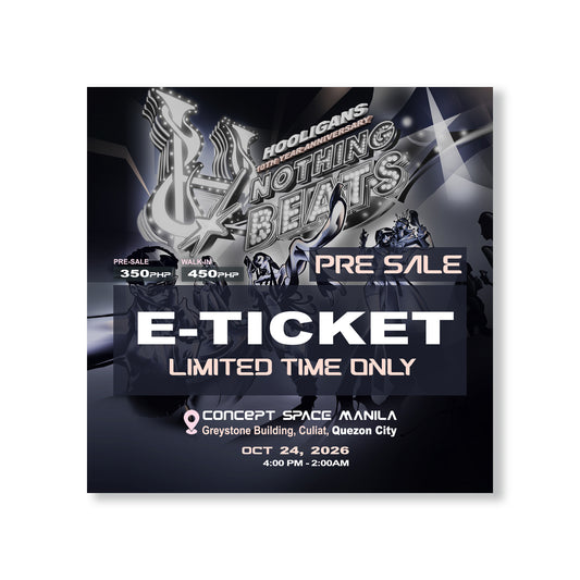 H. 10TH YEAR ANNIVERSARY EVENT PRE-SALE TICKET