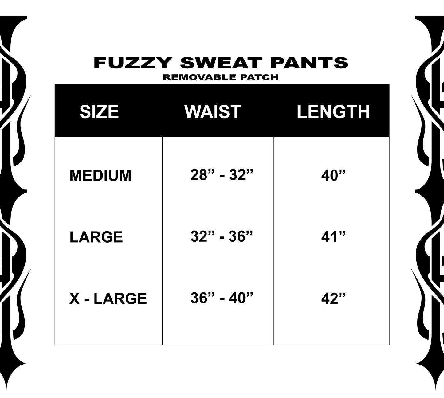 FUZZY PANTS - HLGNZ PATCH VELCRO