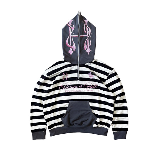 HEAVEN LAUREN - STRIPES HOOD ZIP