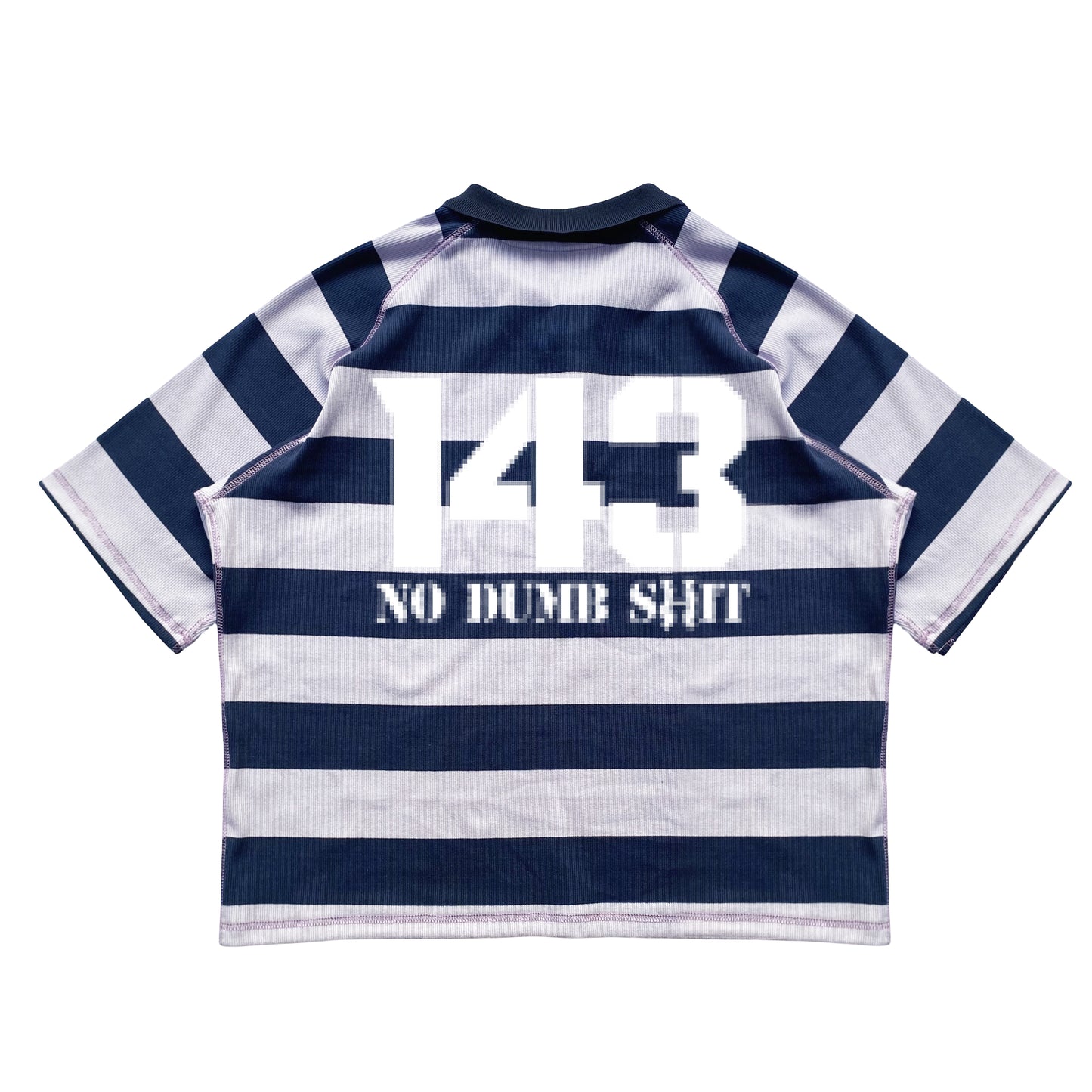 BIGGIE STRIPES - COLLAR RIBBED SHIRT
