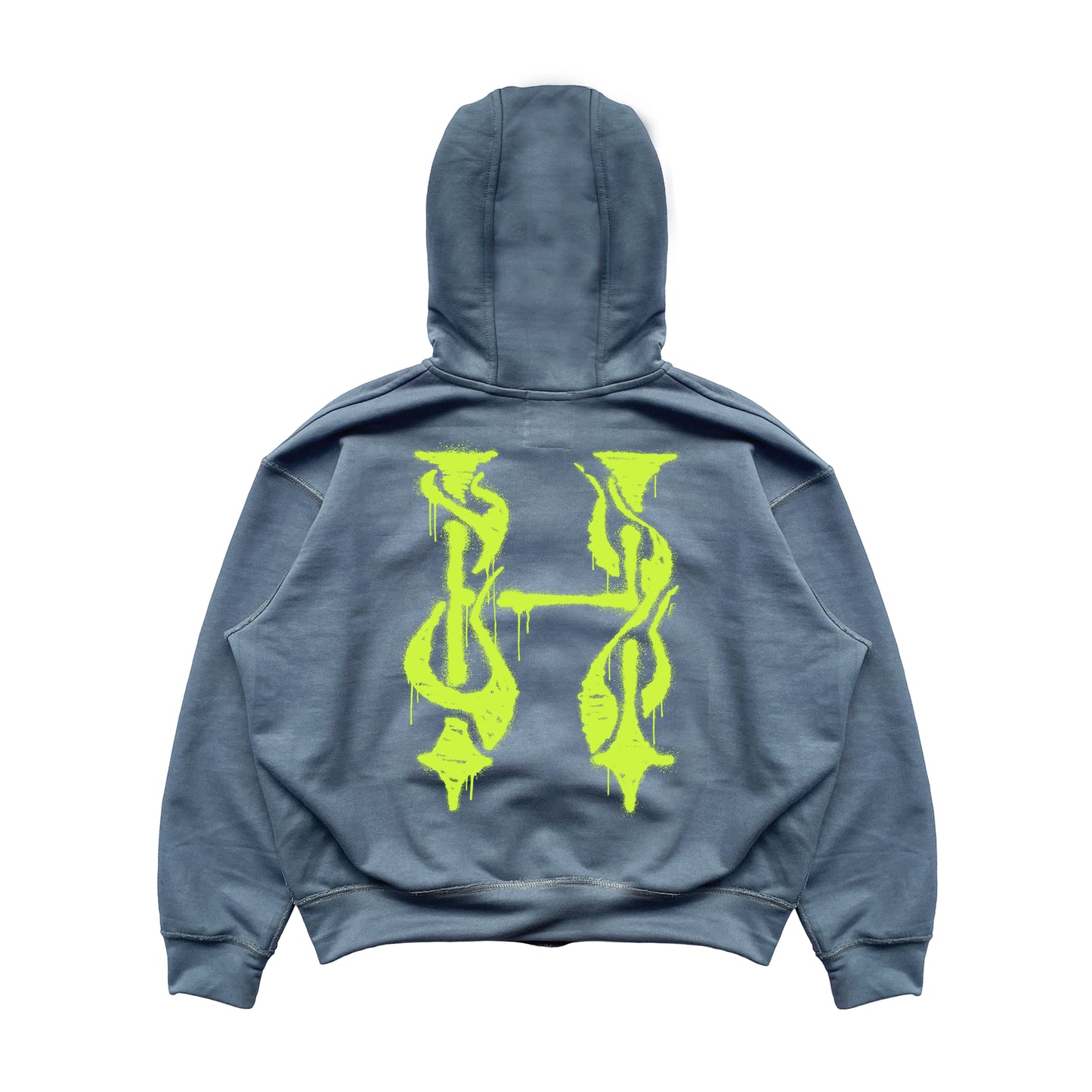 HOODIE ZIP - REVERSE STITCH RAW