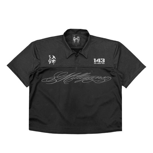 MILLI SCRIPT - POLO MESH JERSEY