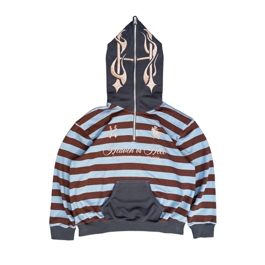 HEAVEN LAUREN - STRIPES HOOD ZIP
