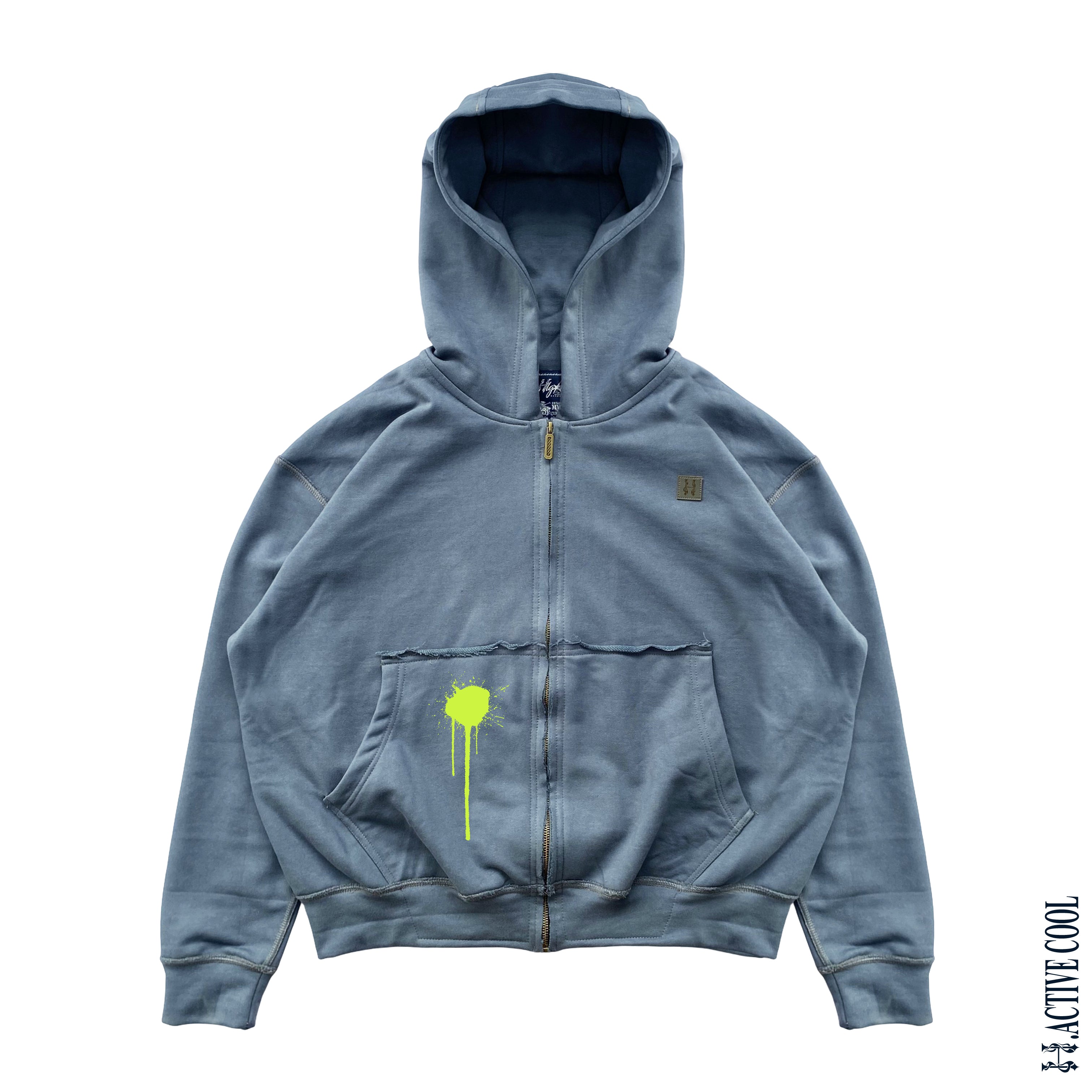 HOODIE ZIP - REVERSE STITCH RAW – HOOLIGANS