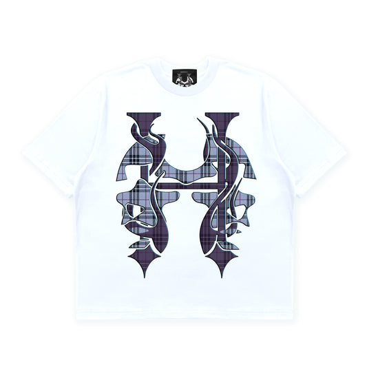 PLAID INFERNO FACE - CREWNECK CLASSIC