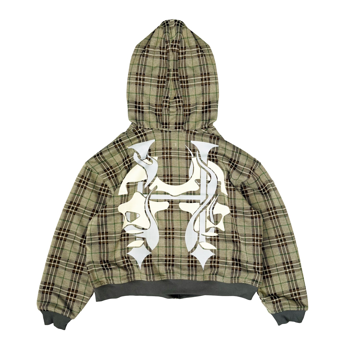 REVERSIBLE PLAID TERRY- HOODIE