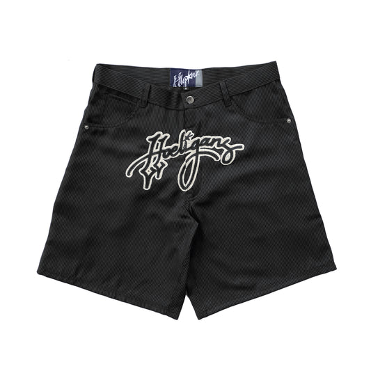 PIN STRIPE JORTS - HOELIGANS