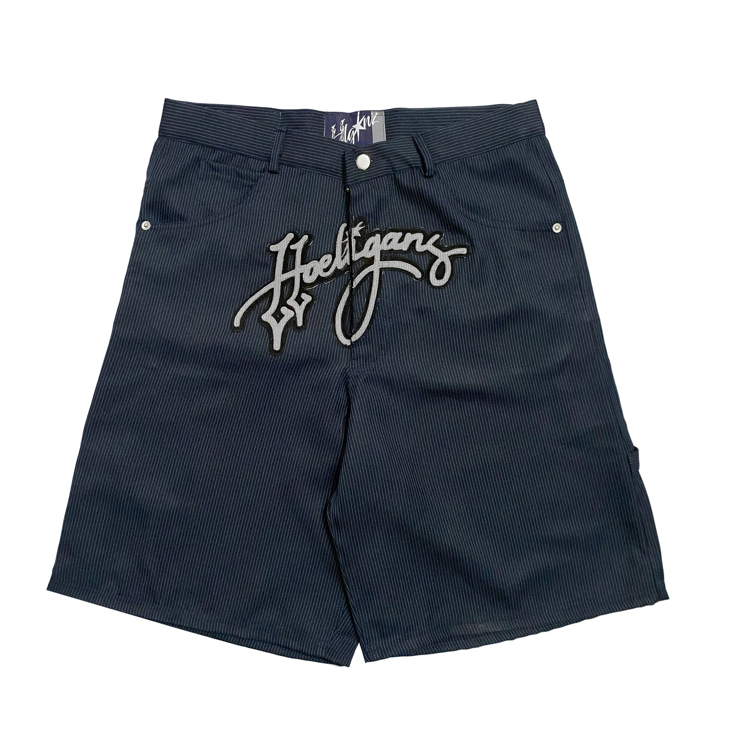 PIN STRIPE JORTS II - HOELIGANS
