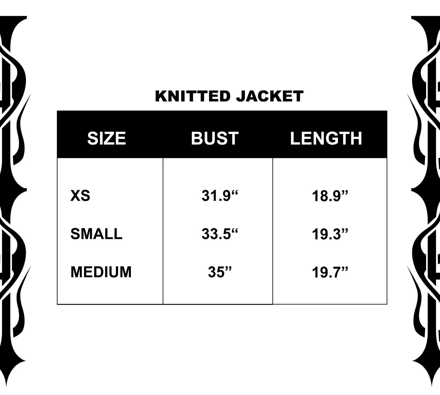 KNITTED JACKET - THICK SCRIPT
