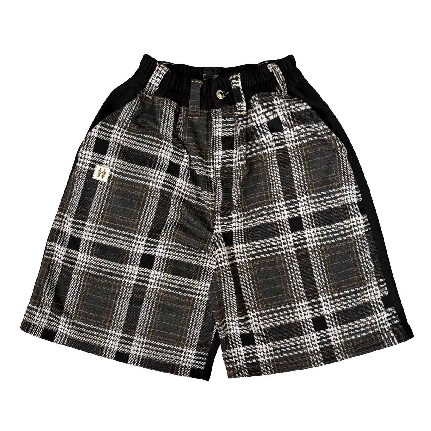 SHORT PLAIN PLAID - NEON INFERNO FACE