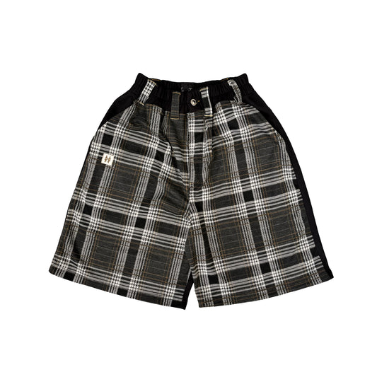 SHORT PLAIN PLAID - NEON INFERNO FACE