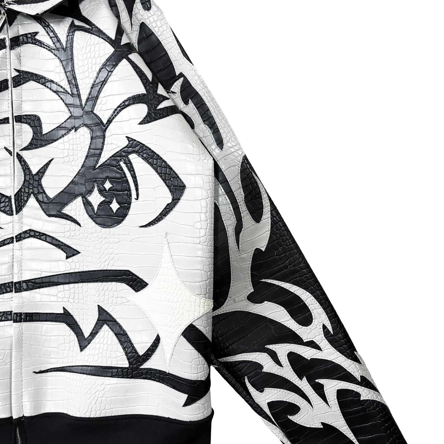 LTD - VENOM DON LEATHER JACKET CROCO (1 OF 1) BY KARDINALSIN