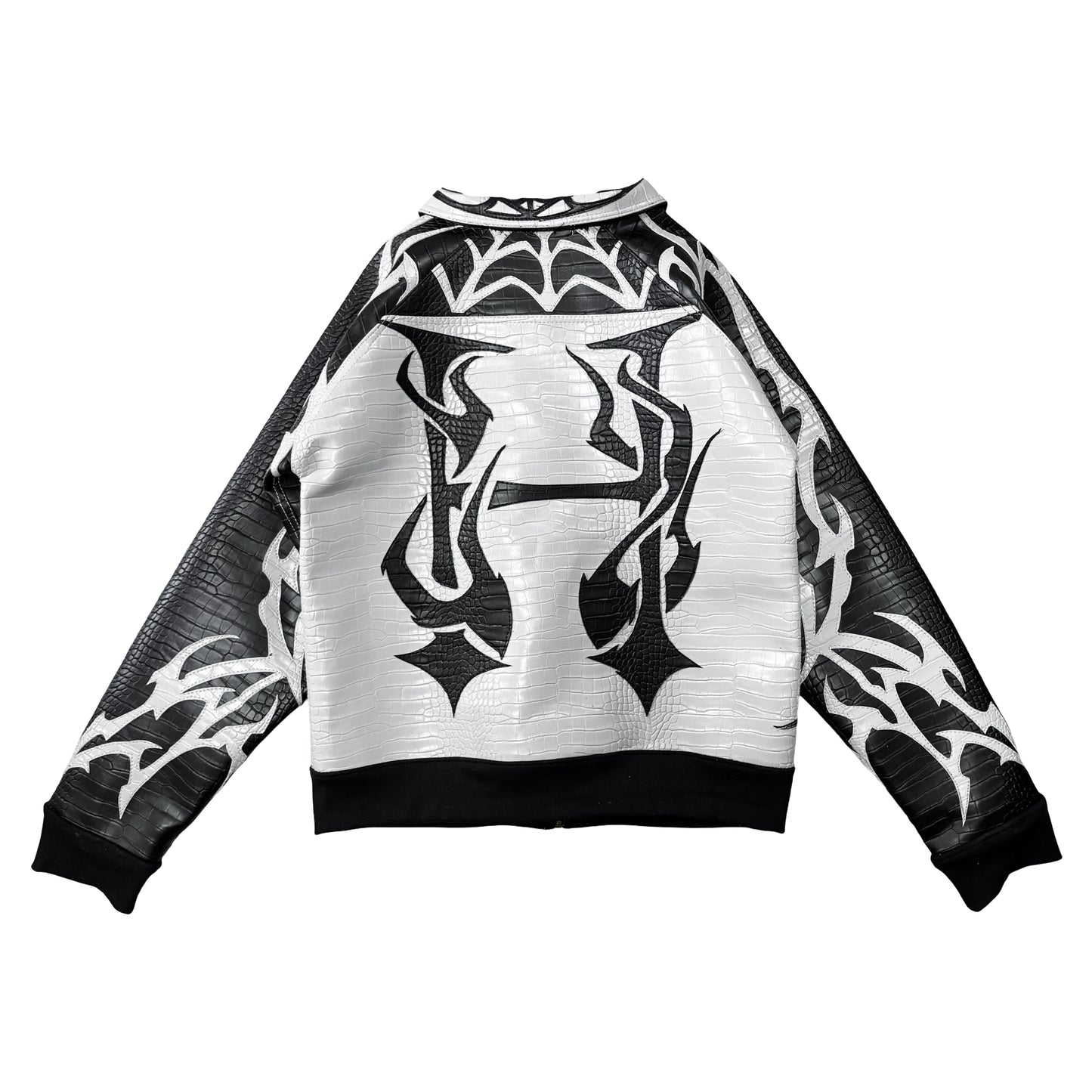 LTD - VENOM DON LEATHER JACKET CROCO (1 OF 1) BY KARDINALSIN