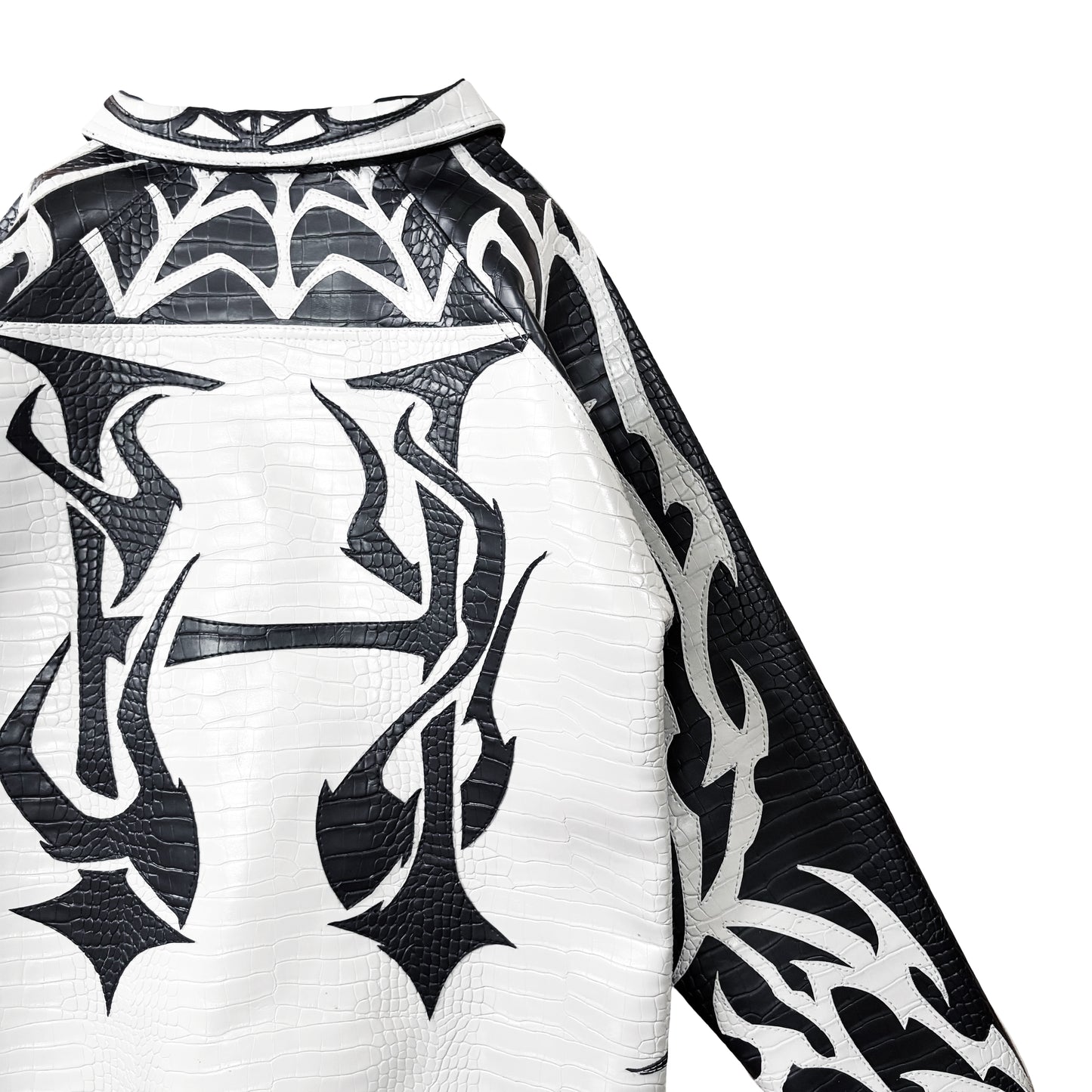 LTD - VENOM DON LEATHER JACKET CROCO (1 OF 1) BY KARDINALSIN