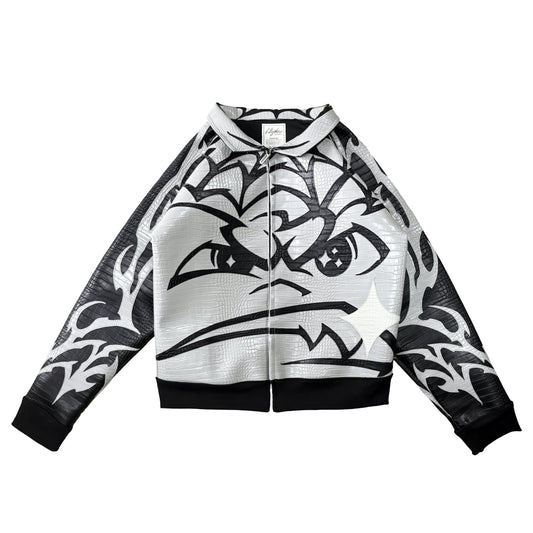 LTD - VENOM DON LEATHER JACKET CROCO (1 OF 1) BY KARDINALSIN
