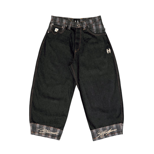 MELTED POCKETS - DENIM PANTS INFERNOFACE BY JETHRO IMPERIAL