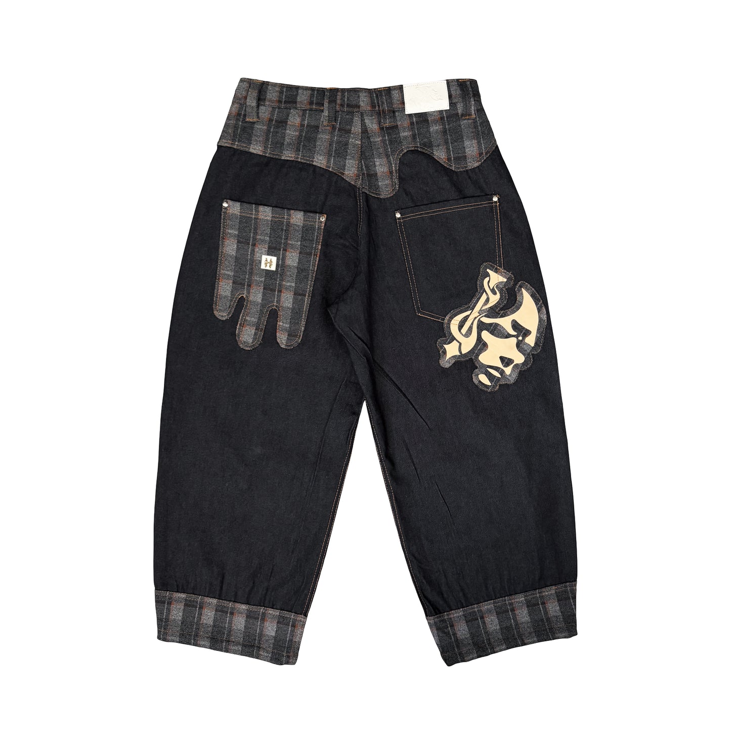 MELTED POCKETS - DENIM PANTS INFERNOFACE BY JETHRO IMPERIAL