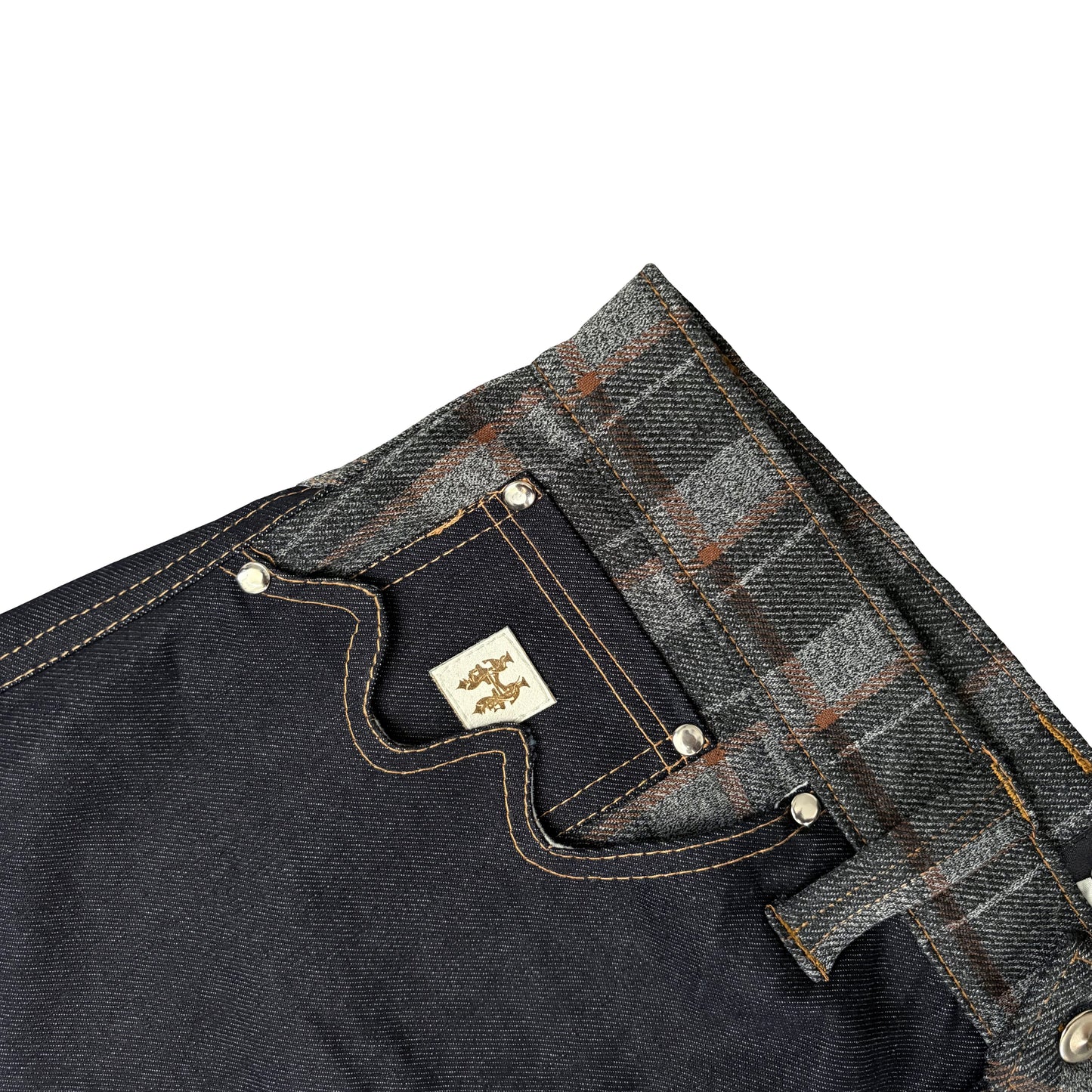 MELTED POCKETS - DENIM PANTS INFERNOFACE BY JETHRO IMPERIAL