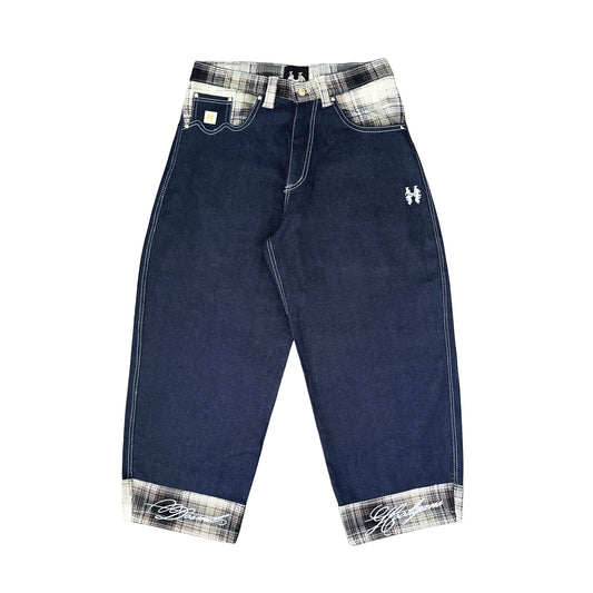 MELTED POCKETS - DENIM PANTS INFERNOFACE BY JETHRO IMPERIAL