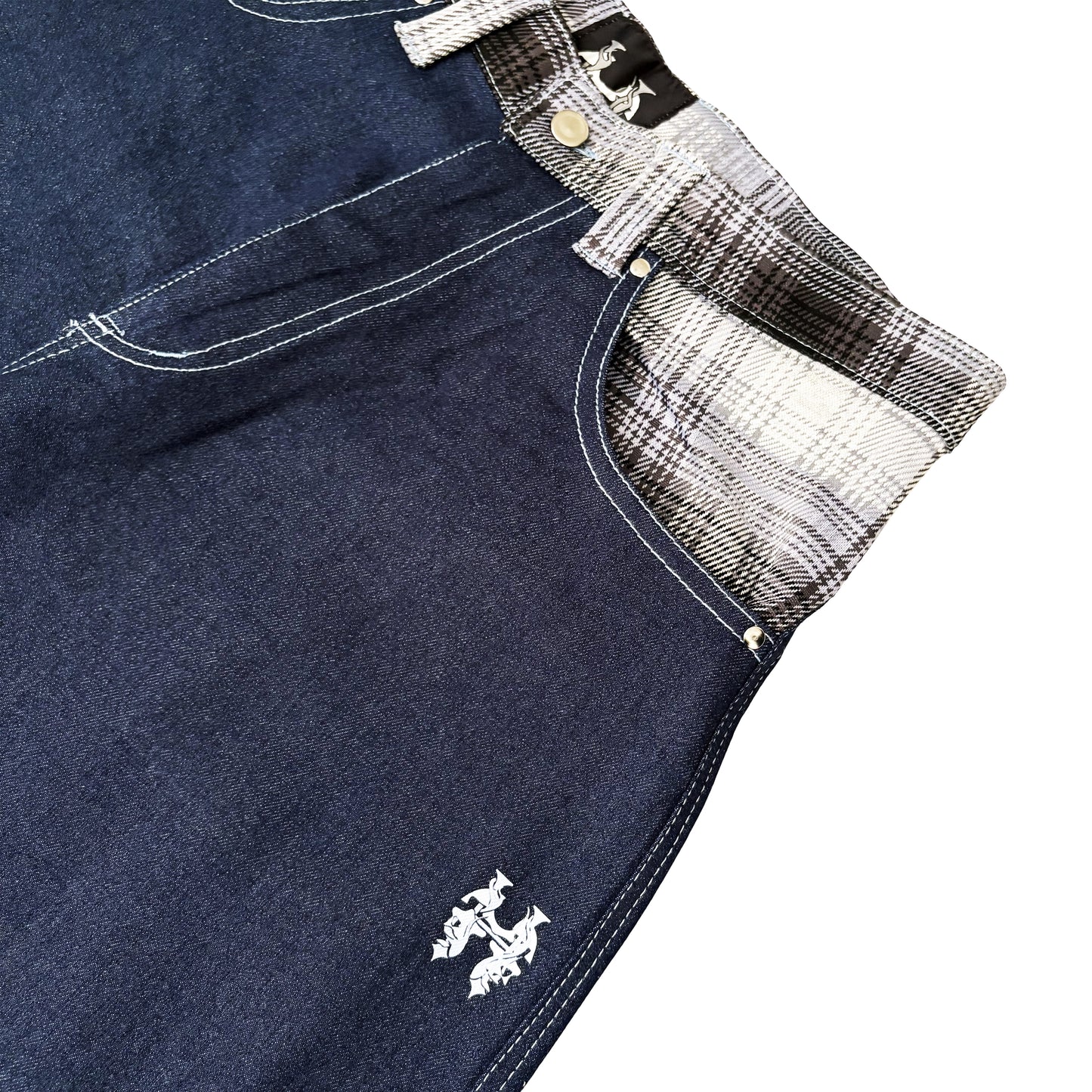 MELTED POCKETS - DENIM PANTS INFERNOFACE BY JETHRO IMPERIAL