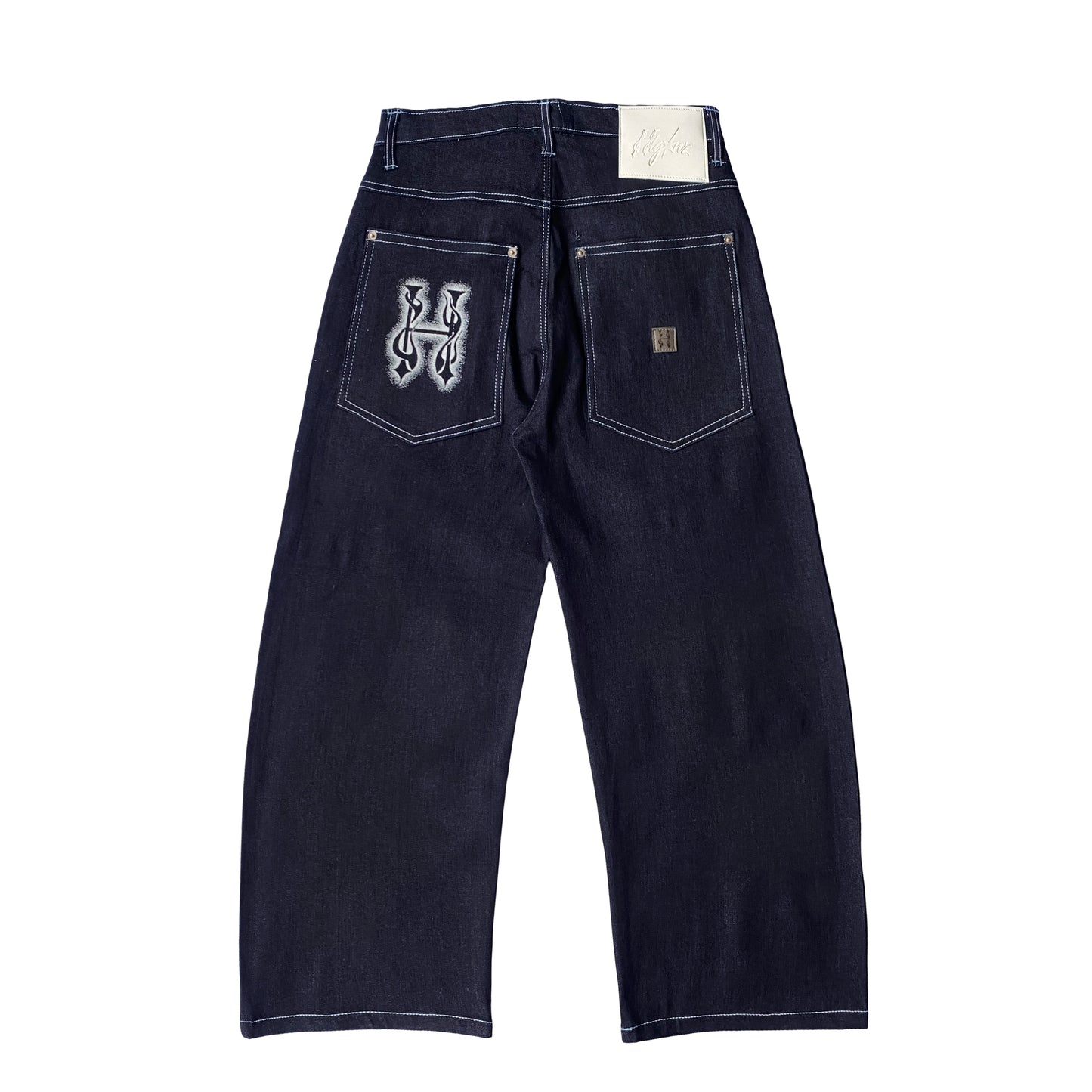 REGULAR BAGGY - INFERNO POWDER RAW PANTS