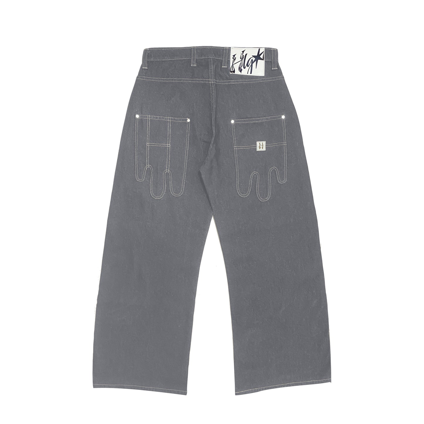 BAGGY PANTS ICE CREAM DRIP POCKET - H. BLURRY