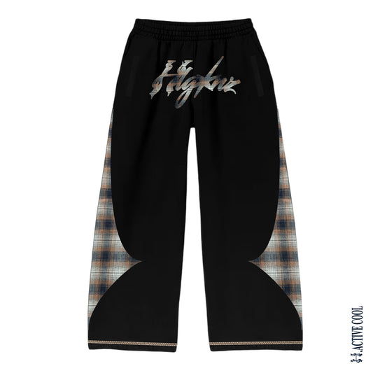 SWEATPANTS - PLAID PATCH
