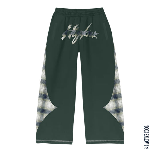 SWEATPANTS - PLAID PATCH