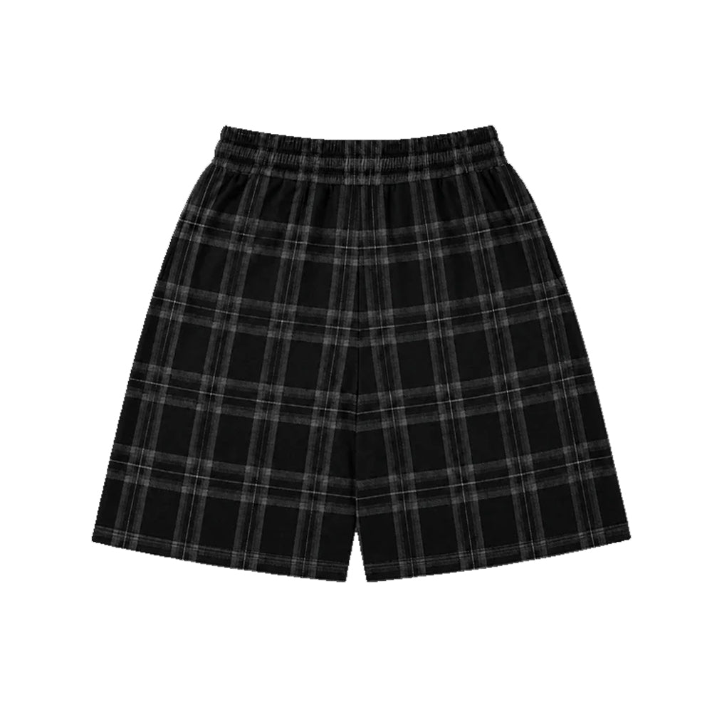 SHORT BLACK - PLAID EMBRO OG INFERNO FACE