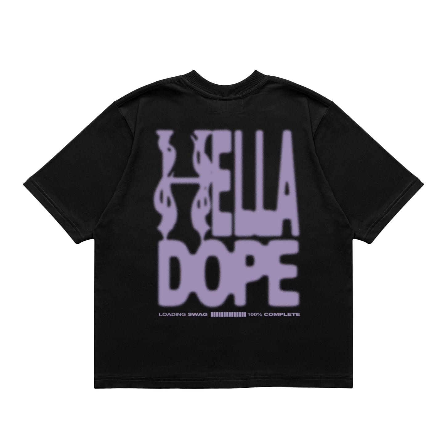 HELLADOPE  - BOXY CREWNECK TEE