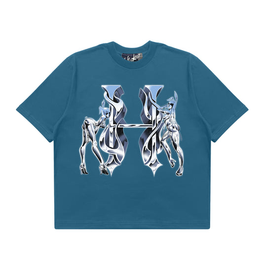 BUNNY INFERNO - BOXY CREWNECK