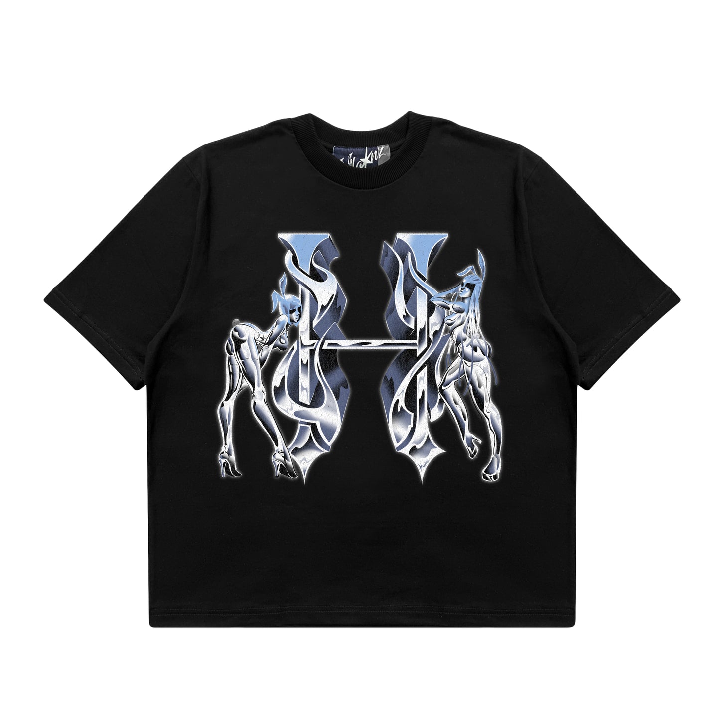 BUNNY INFERNO - BOXY CREWNECK