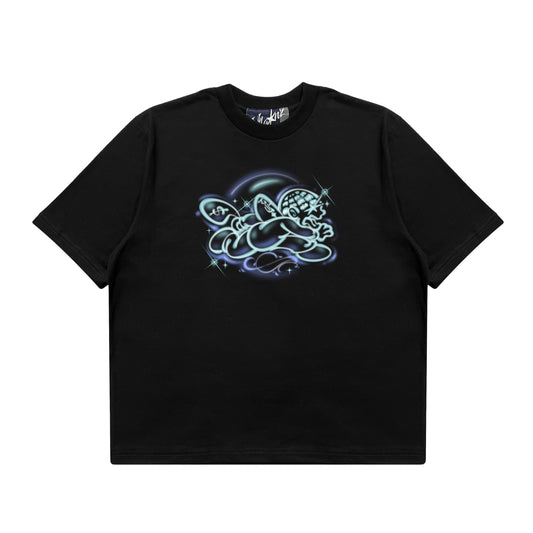 RUNNING DON SPRAY - BOXY CREWNECK