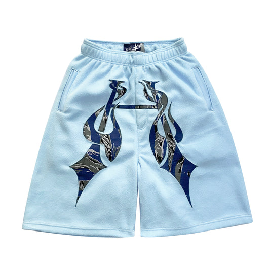 FUZZY SWEATSHORT - INFERNO CAMO
